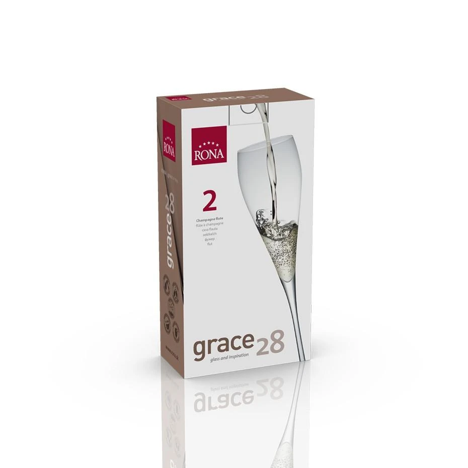Rona Taurės šampanui 280ml, 2vnt. Grace