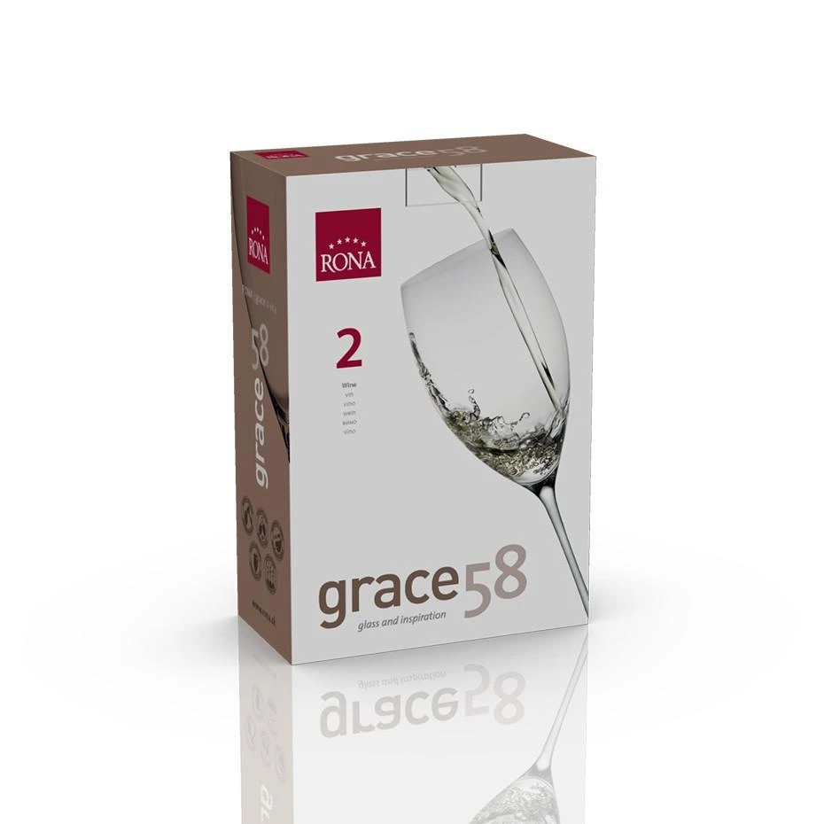 Rona Taurės vynui 580ml, 2vnt. Grace
