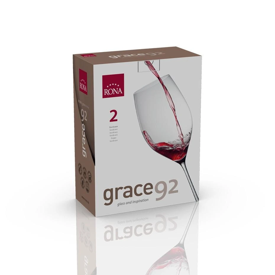 Rona Taurės vynui 920ml, 2vnt. Grace