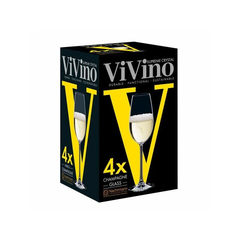 Vivino Šampano taurės 4vnt(260ml) , "Nachtmann"