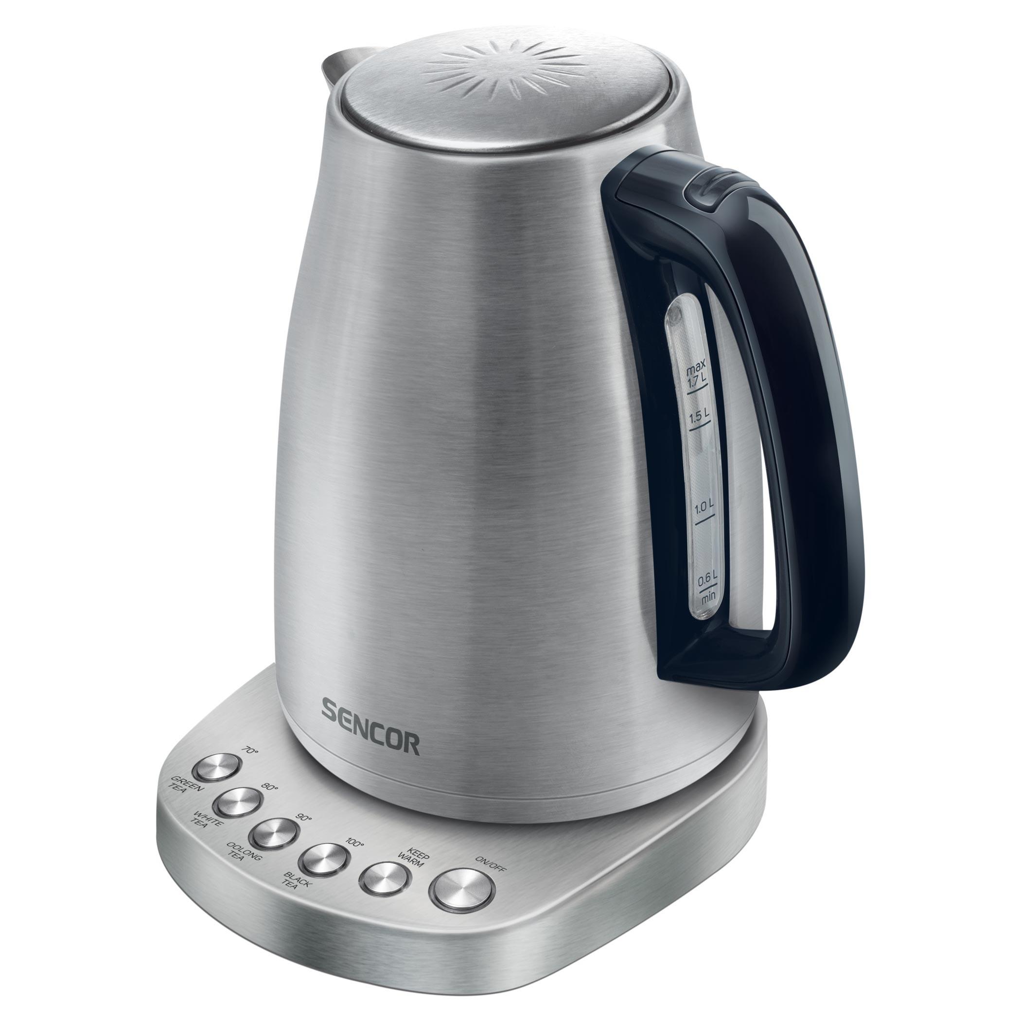Sencor Elektrinis virdulys iš ner.pl.1.7l su reguliuojama temperatūra SWK1796SS,2200W