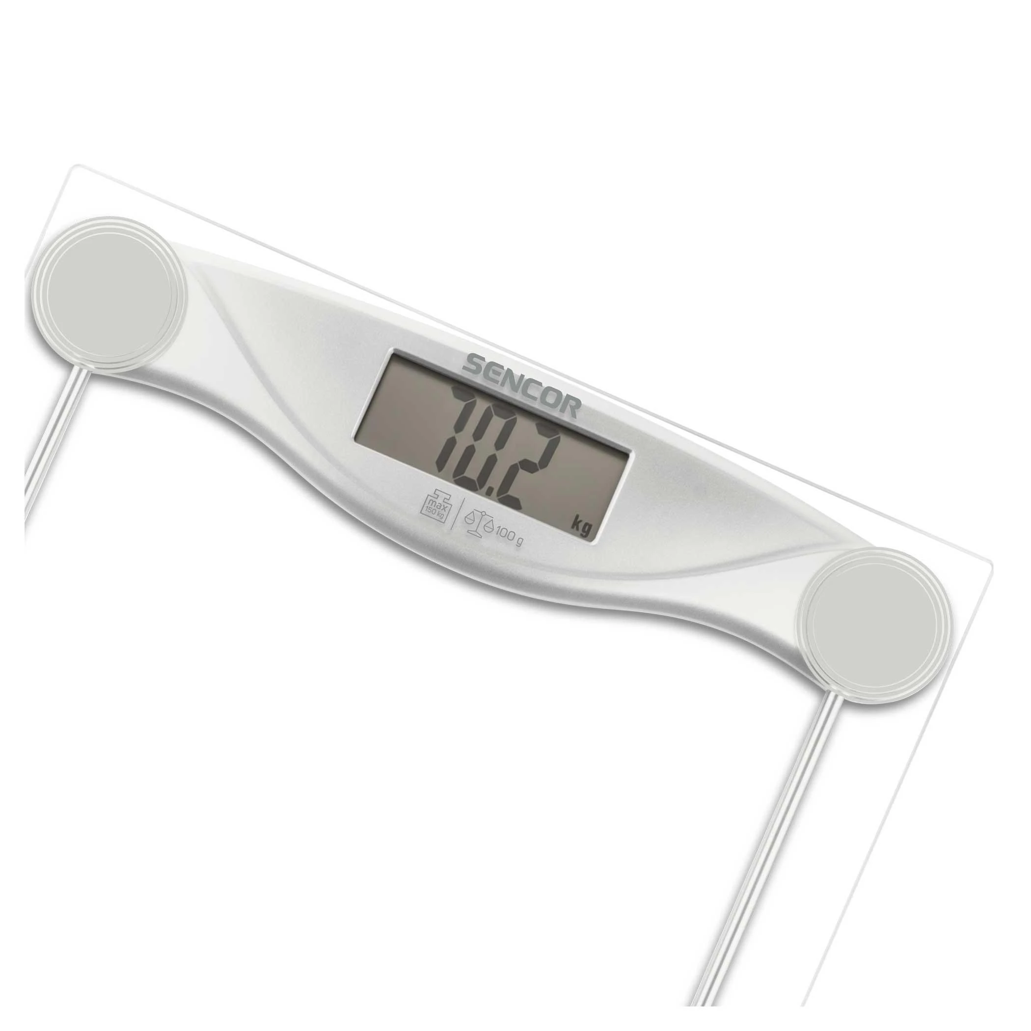 Virtuvinės svarstyklės Sencor elektroninės kūno masės svarstyklės 150kg,SBS113SL