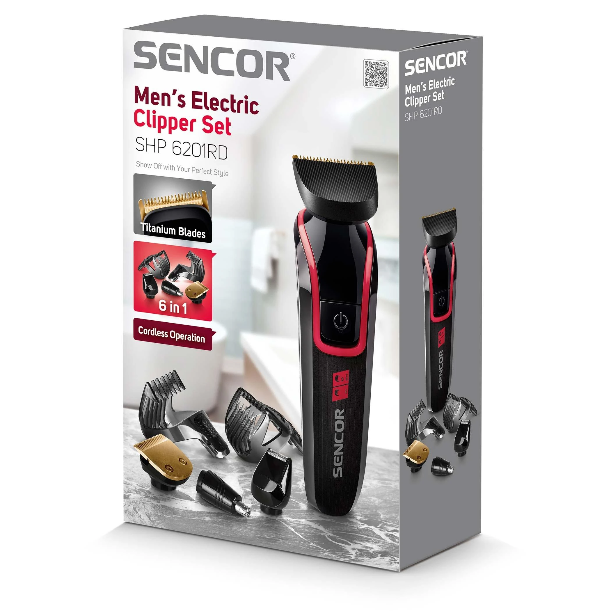 Sencor rinkinys plaukų šalinimui SHP6201RD