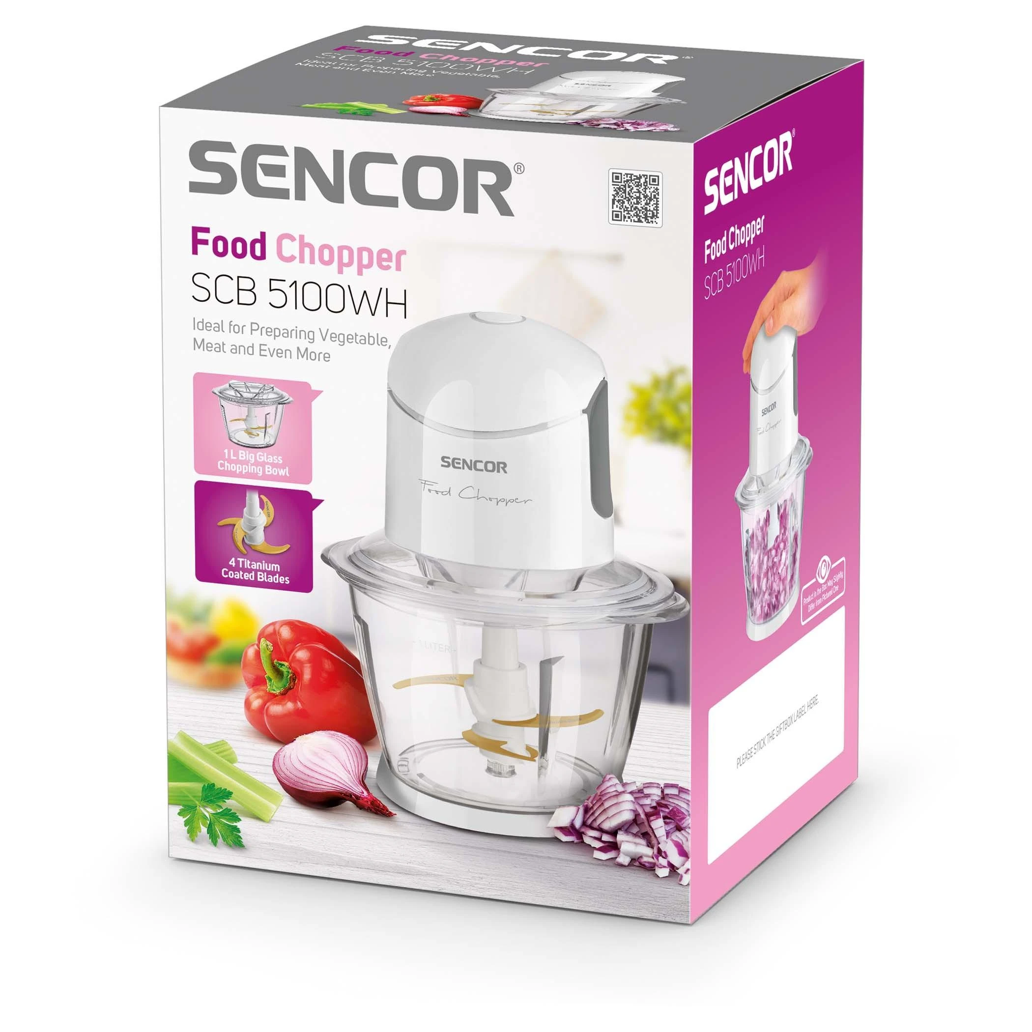 Sencor Smulkintuvas maisto 1l ,800W galios