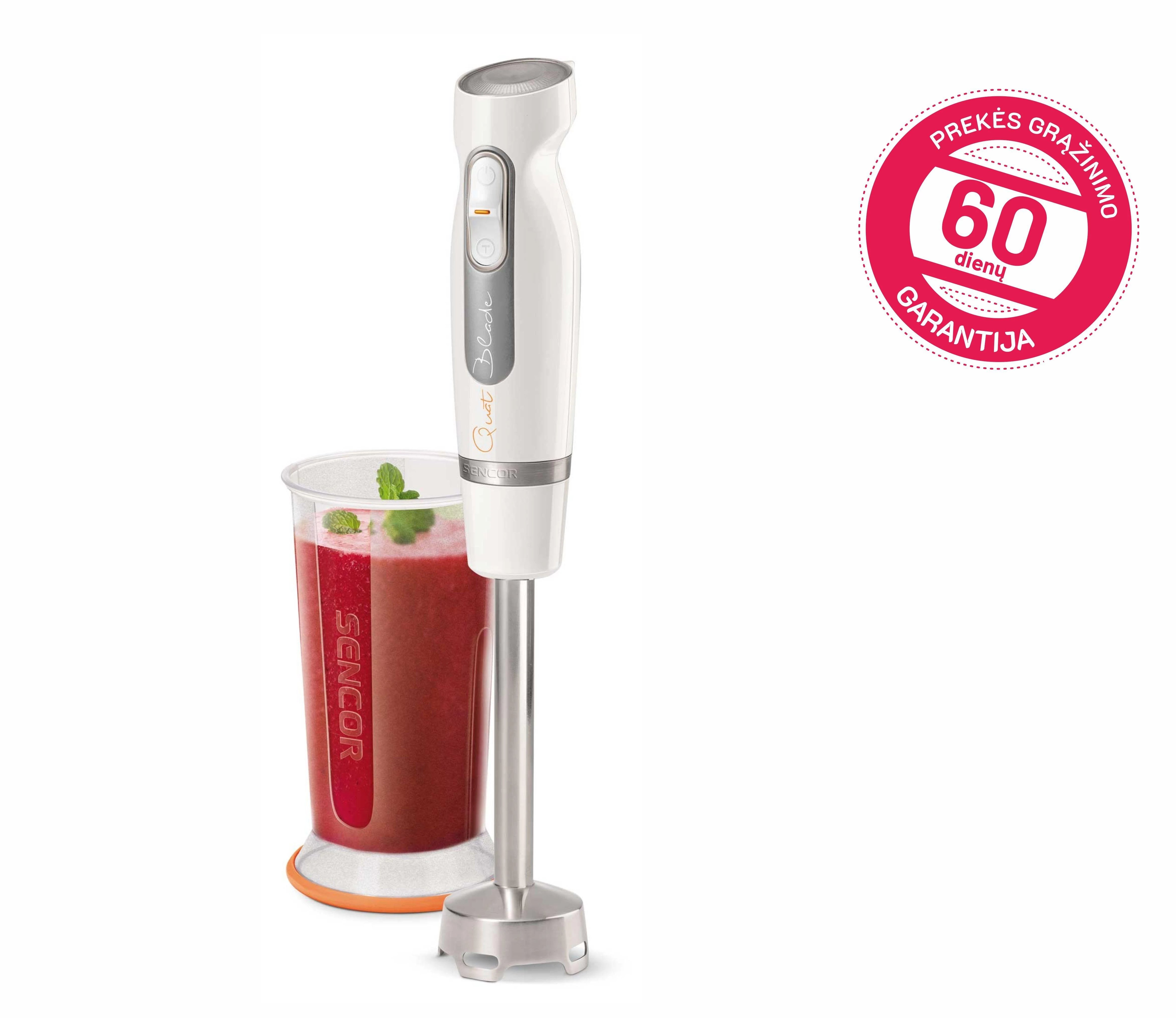 Sencor Trintuvas SHB4358WH+stiklinė 700ml,balta rankena 800w