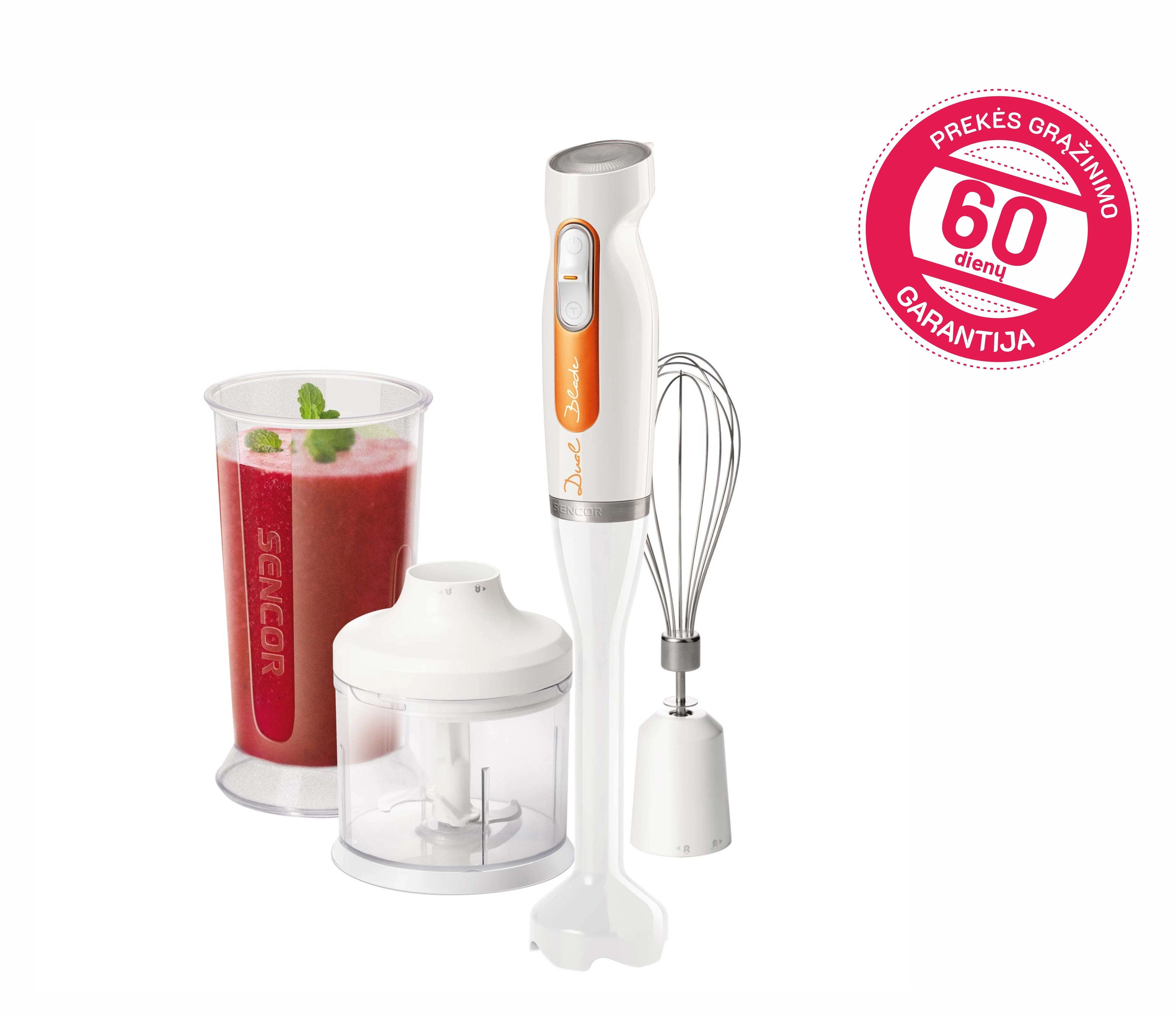 Sencor trintuvas trys viename 600W, SHB4260WH -EUE3