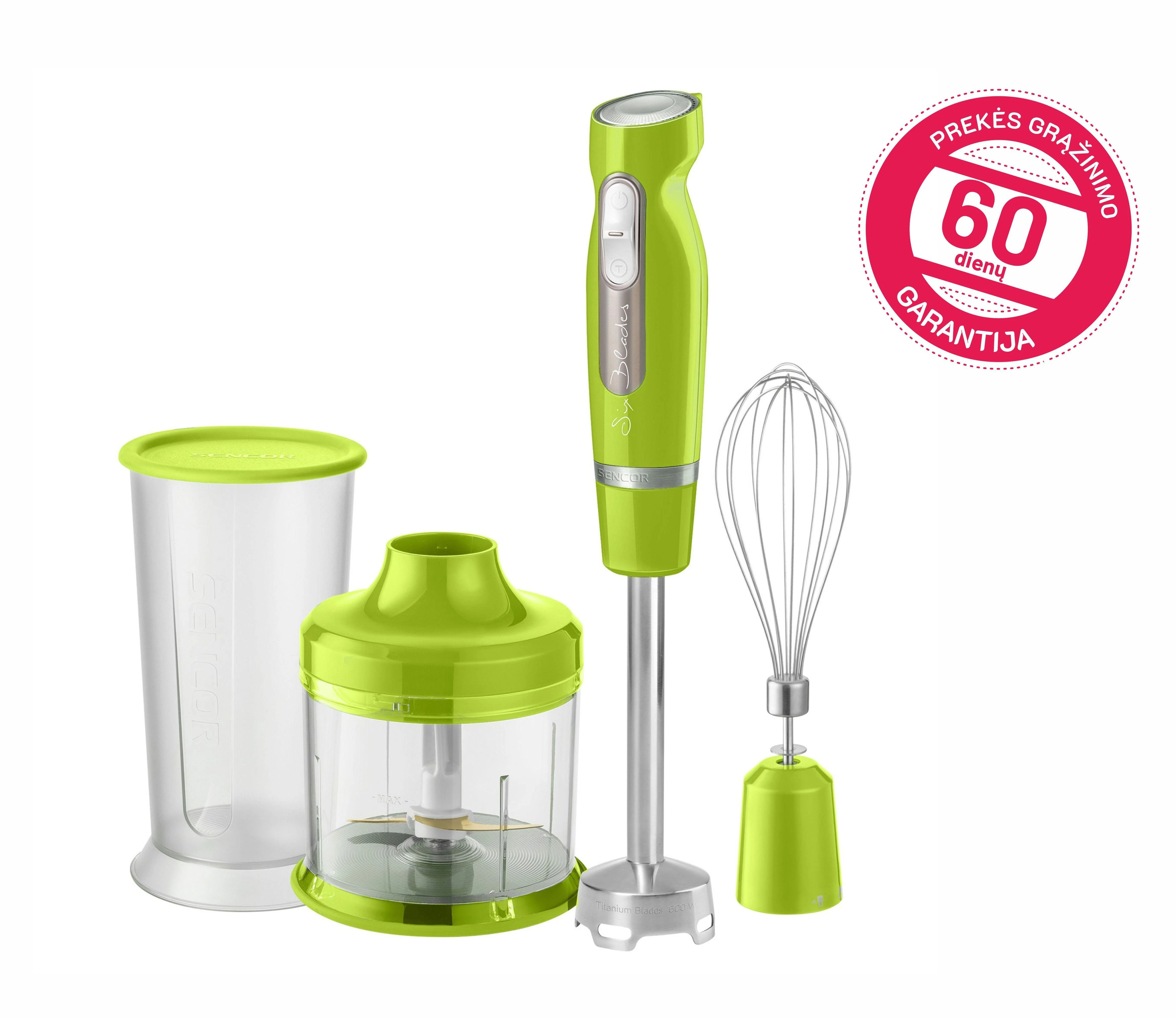Sencor trintuvas trys viename SHB4461GR-EUE3 1000W ,žalias