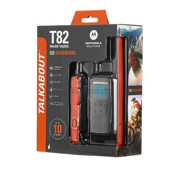 Radijo stotelė - racija  MOTOROLA TALKABOUT T82  2vnt.