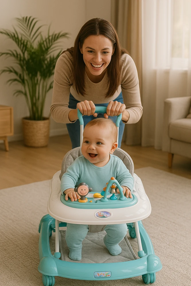 Ergonomiškai pritaikyta jautriai kūdikių odai vaikštynė Tavalax