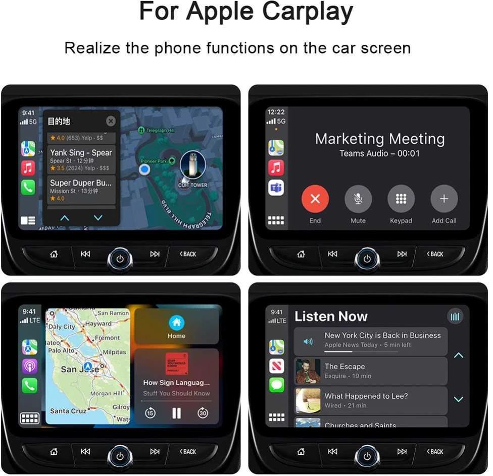 Tavalax iPhone Automobilio Adapteris Carplay