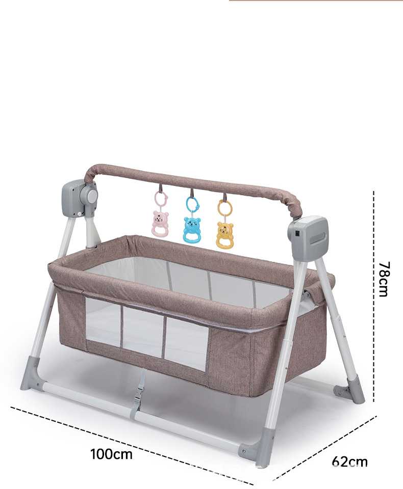 Tavalax Smart Cradle – išmanioji kūdikių supamoji lovytė su Bluetooth muzika ir nuotoliniu valdymu