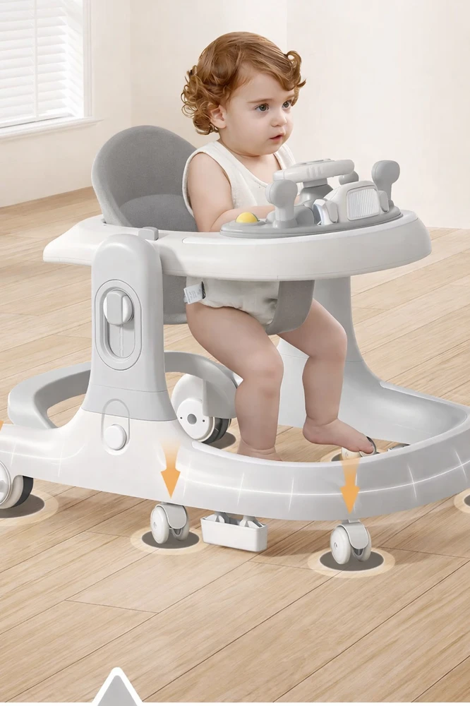 Vaikiška vaikštynė Tavalax, ergonomiška, saugiems pirmiesiems žingsniams