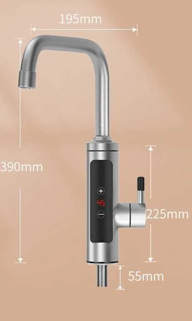 Visiškai metalinis Momentinis Vandens Šildytuvas su tiksliu temperatūros nustatymu Tavalax