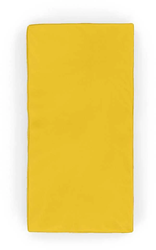 Gimnastikos čiužinys SANRO 100x50x10 cm geltonas