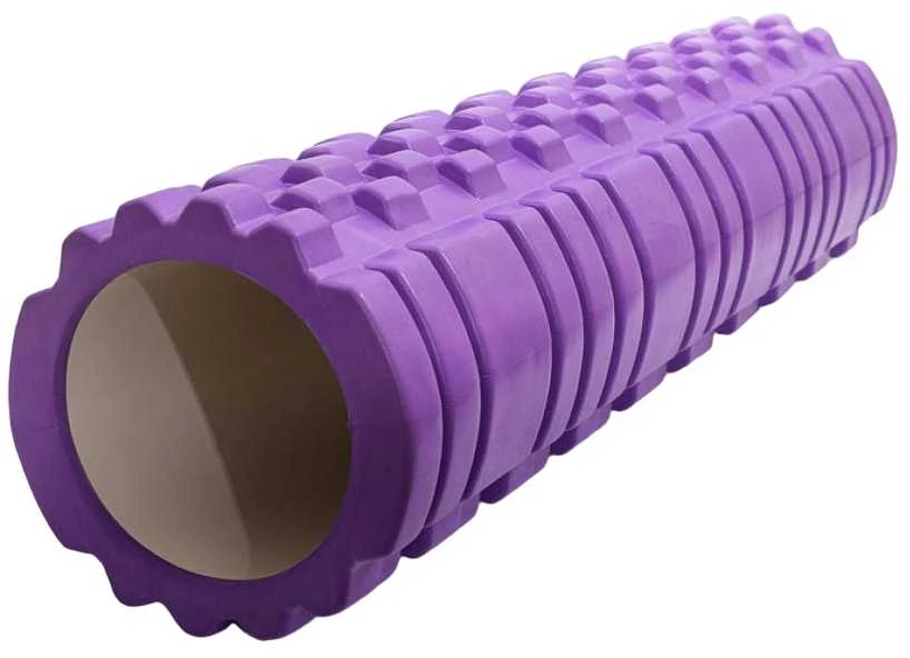 Masažinis jogos volas SANRO KP-260 14*60cm Violetinis