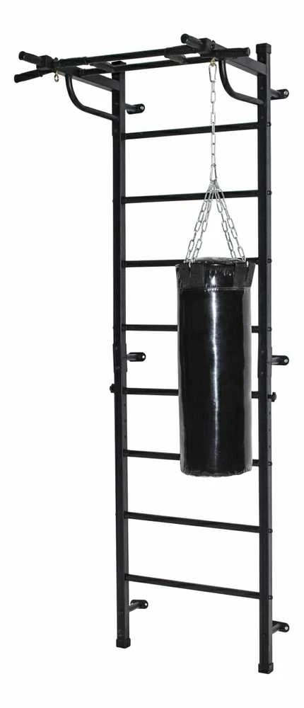 Sanro Sporto kompleksas (gimnastikos sienelė) HERO juoda, 241x60cm