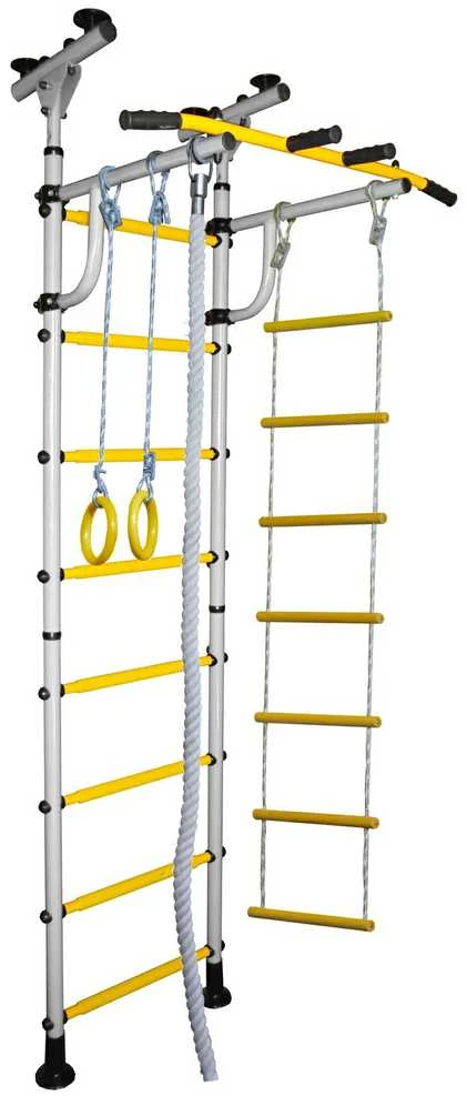 Sanro Sporto kompleksas (gimnastikos sienelė) JUNIOR ATLET-R balta-geltona, 245-290x60cm