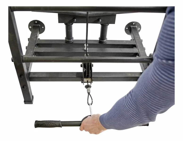 Sanro Sporto kompleksas-jėgos treniruoklis KRAFT SystemLight 3in1 FLEXTER juodas, 247x68,5cm