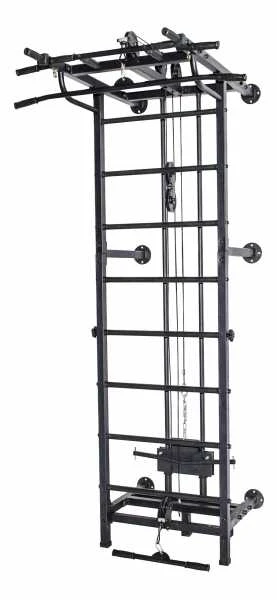 Sanro Sporto kompleksas-jėgos treniruoklis KRAFT SystemLight 3in1 FLEXTER juodas, 247x68,5cm