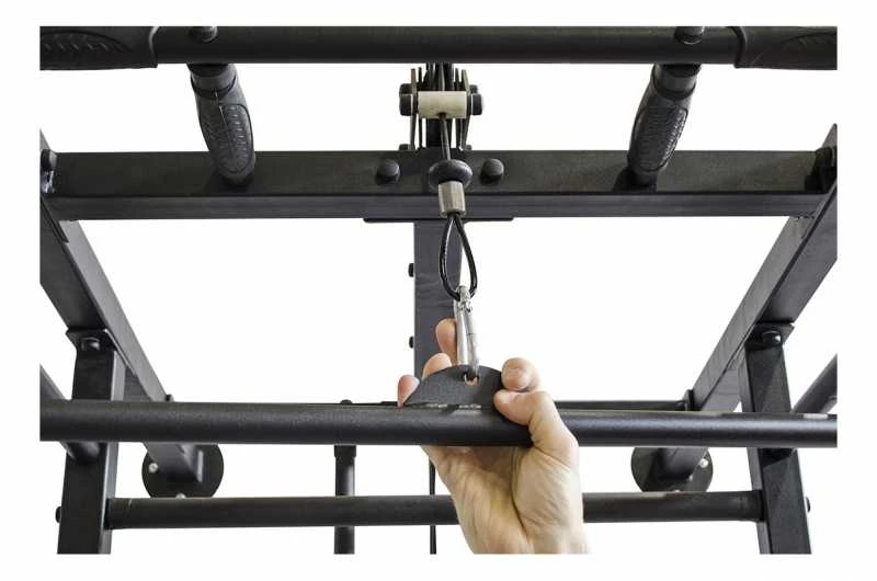 Sanro Sporto kompleksas-jėgos treniruoklis KRAFT SystemLight 3in1 FLEXTER juodas, 247x68,5cm