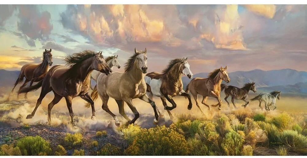 Castorland dėlionė ART kolekcija Thunder Prairie 4000 det.