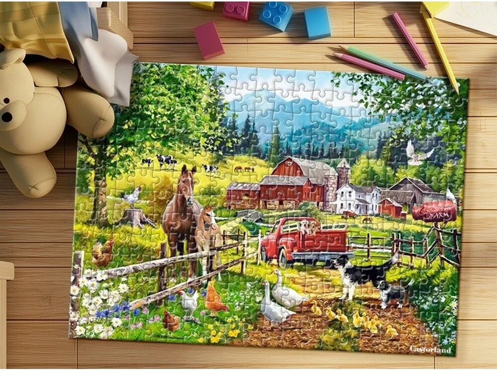 Castorland dėlionė Baltas Dove Farm 260 det