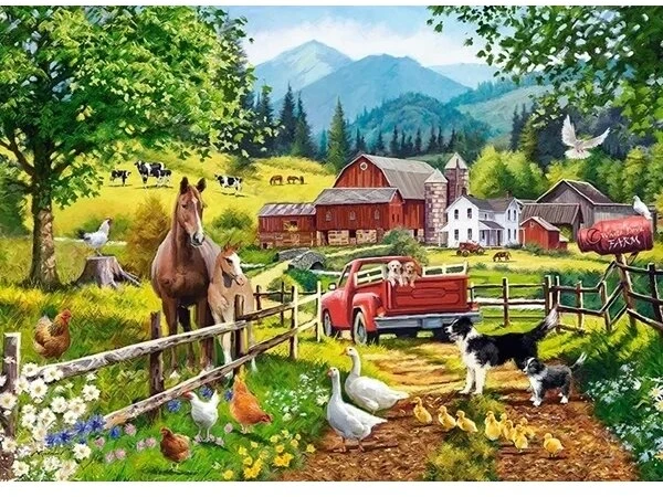 Castorland dėlionė Baltas Dove Farm 260 det