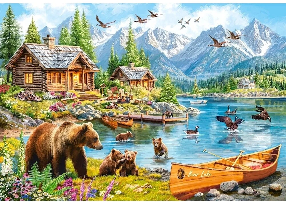 Castorland dėlionė Bear Lake 1000 det