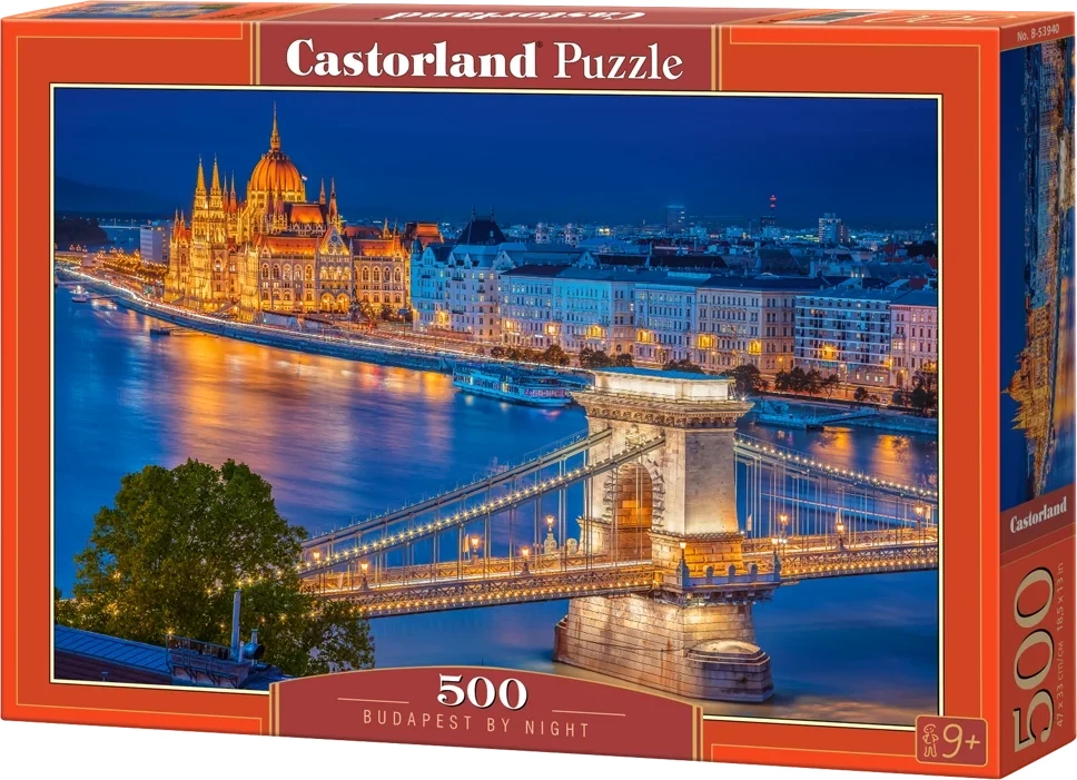 Castorland Dėlionė 500 vnt. - Budapeštas naktį