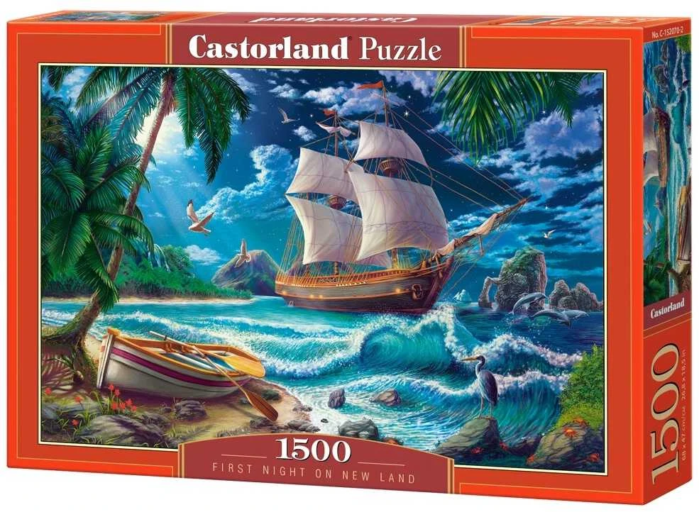 Castorland Dėlionė 1500 vnt. - Pirmoji naktis naujoje žemėje