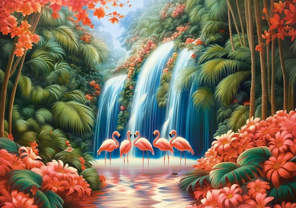 Castorland dėlionė Flamingo Paradise 500 det