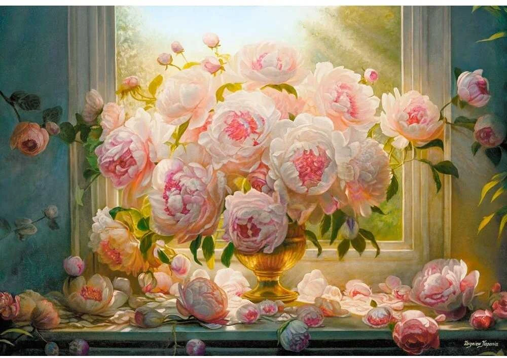 Castorland dėlionė Hot Summer Peonies Art Collection 1000 det