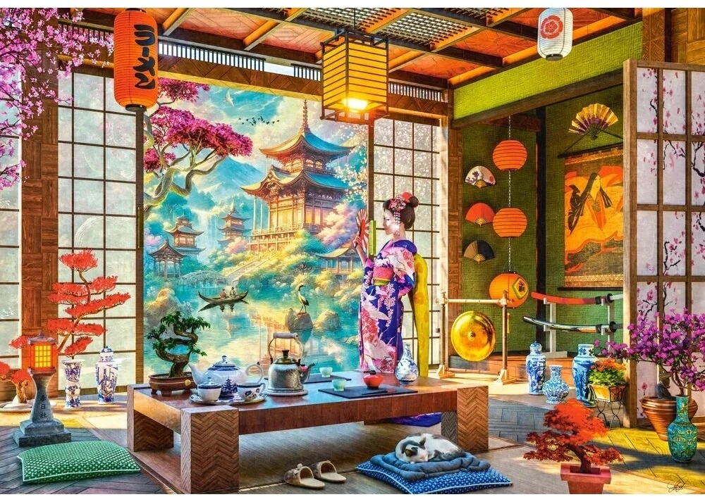 Castorland dėlionė Japan Tea Room 1000 det