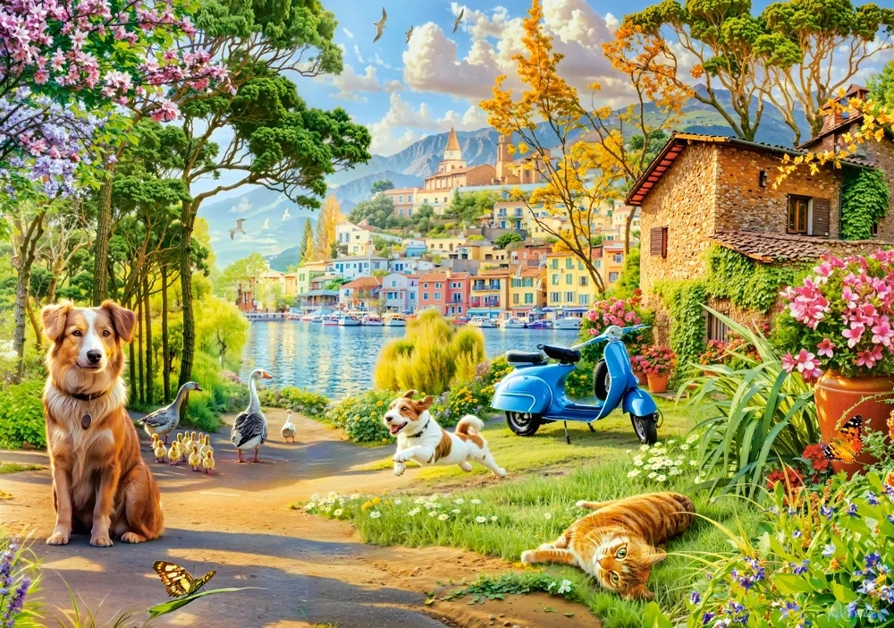 Castorland dėlionė Lake Path 500 det