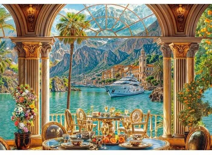 Castorland dėlionė Mediterranean Dessert 1500 det.
