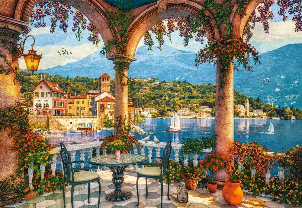 Castorland dėlionė Mediterranean Veranda 1000 det.