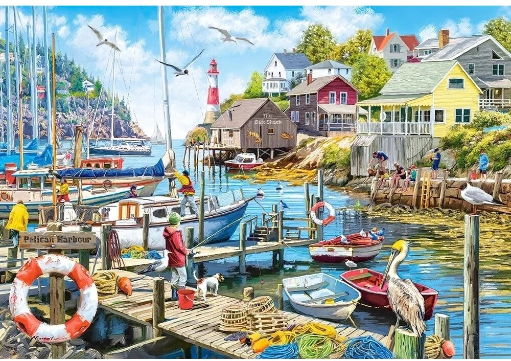 Castorland dėlionė Pelican Harbor 1500 det.