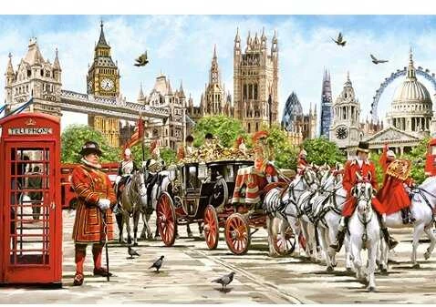 Castorland Dėlionė 4000 vnt. - Londonas
