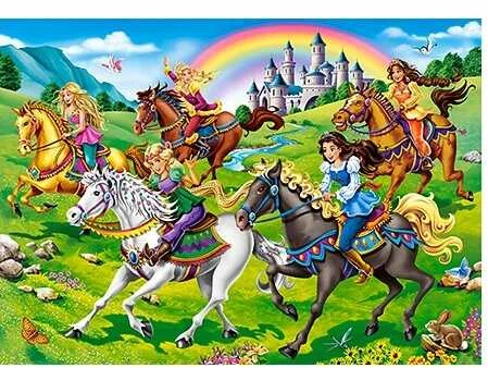 Castorland dėlionė PRINCESS HORSE RIDE 260 det.