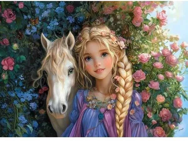 Castorland dėlionė Princess With A Horse 300 det