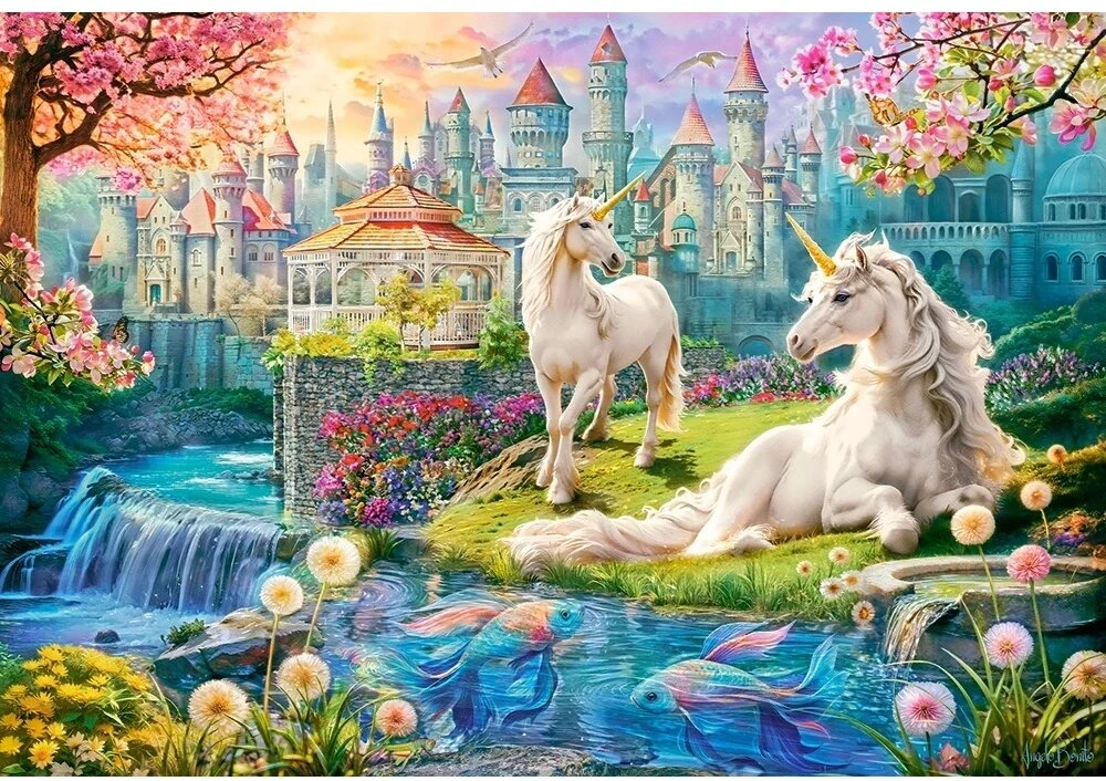 Castorland dėlionė Reign Of The Unicorn 1500 det.