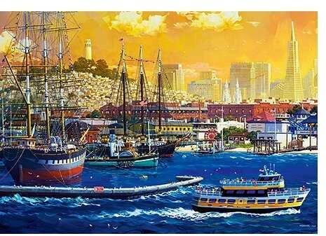 Castorland dėlionė San Francisco Harbour 500 det