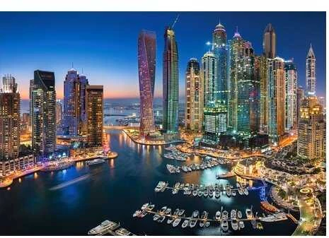 Castorland Dėlionė 1500 vnt. - Dubajaus dangoraižiai