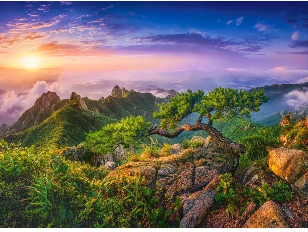 Castorland dėlionė Sunrise In Wolchulsan, South Korea 3000 det.