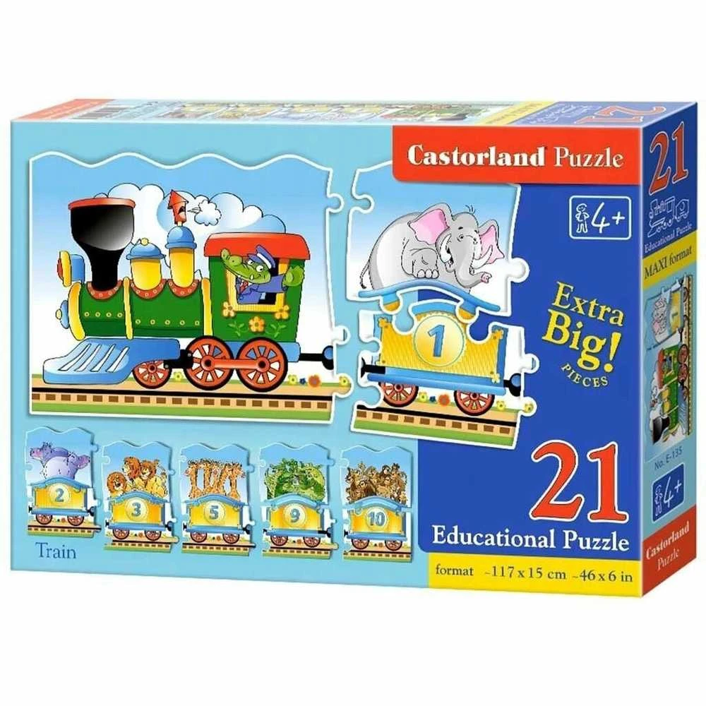 Castorland Dėlionė 21 vnt. - Traukinys