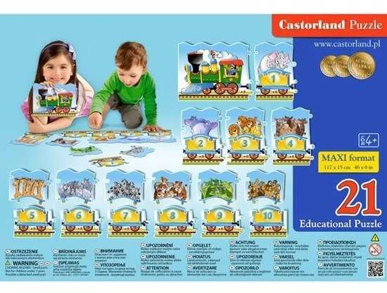 Castorland Dėlionė 21 vnt. - Traukinys