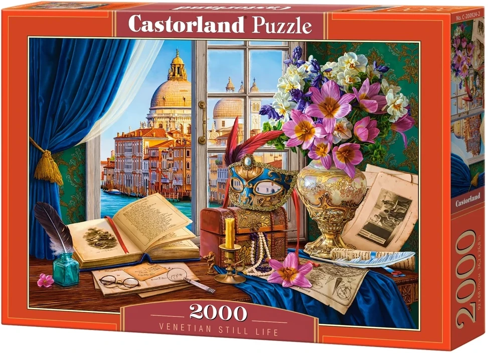 Castorland Dėlionė 2000 vnt. - Venecija aprašymas - Prekės nuotrauka