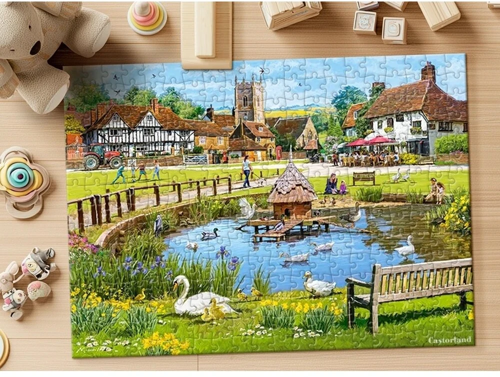 Castorland dėlionė Village Center Life 300 det