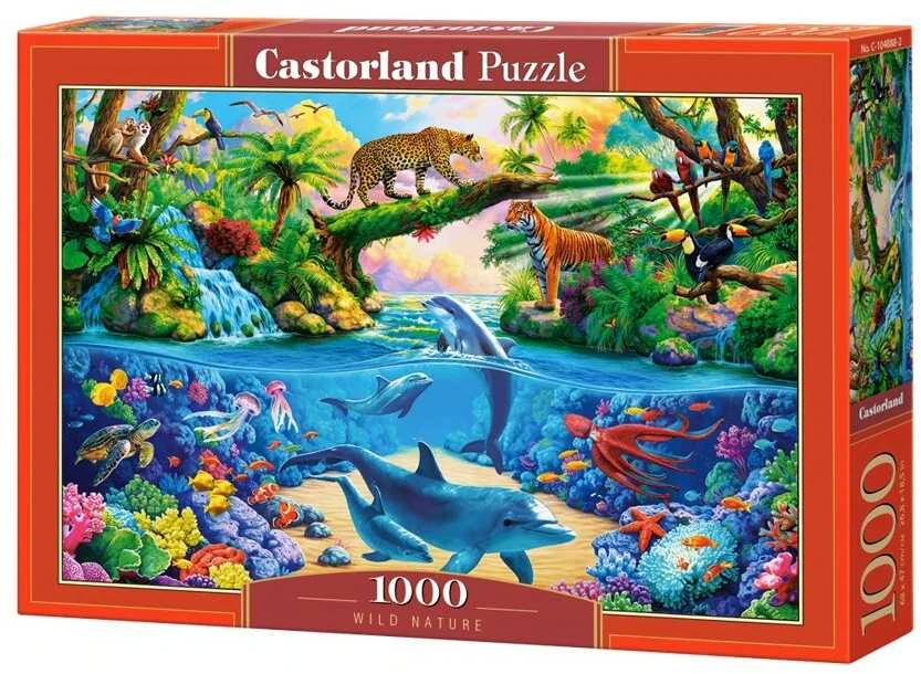 Castorland Dėlionė 1000 vnt. - Laukinė gamta, delfinai