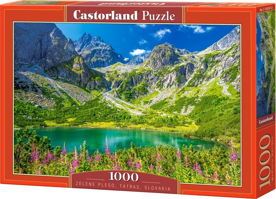 Castorland dėlionė Zelene Pleso Tatras Slovakia 1000 det.